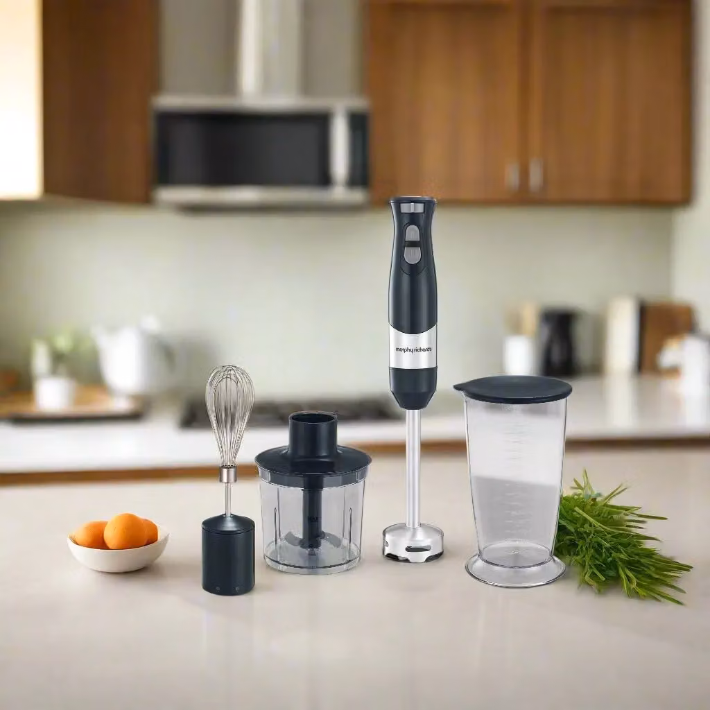 Morphy Richards Total Control Hand Blender Set in Blue – 4