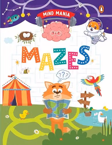 Penguin Early Learning Series Mind Mania Mazes: Interactive Activity Book for Preschool Children, Multicolour