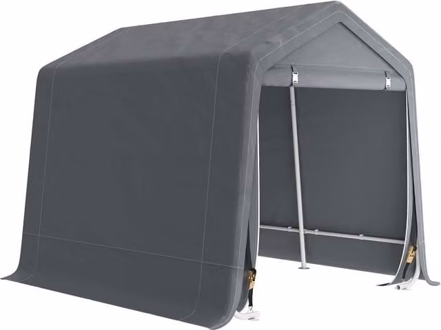 Rolipo Waterproof Bike Storage Tent in Dark Grey, W: 243.84 cm, D: 198.12 cm, H: 240.0 cm