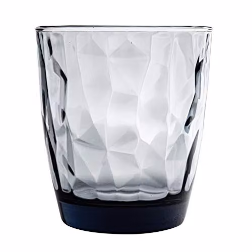 Bormioli Rocco Diamond Geometric Blue Glass Tumblers, 390ml, Pack of 6 – 2