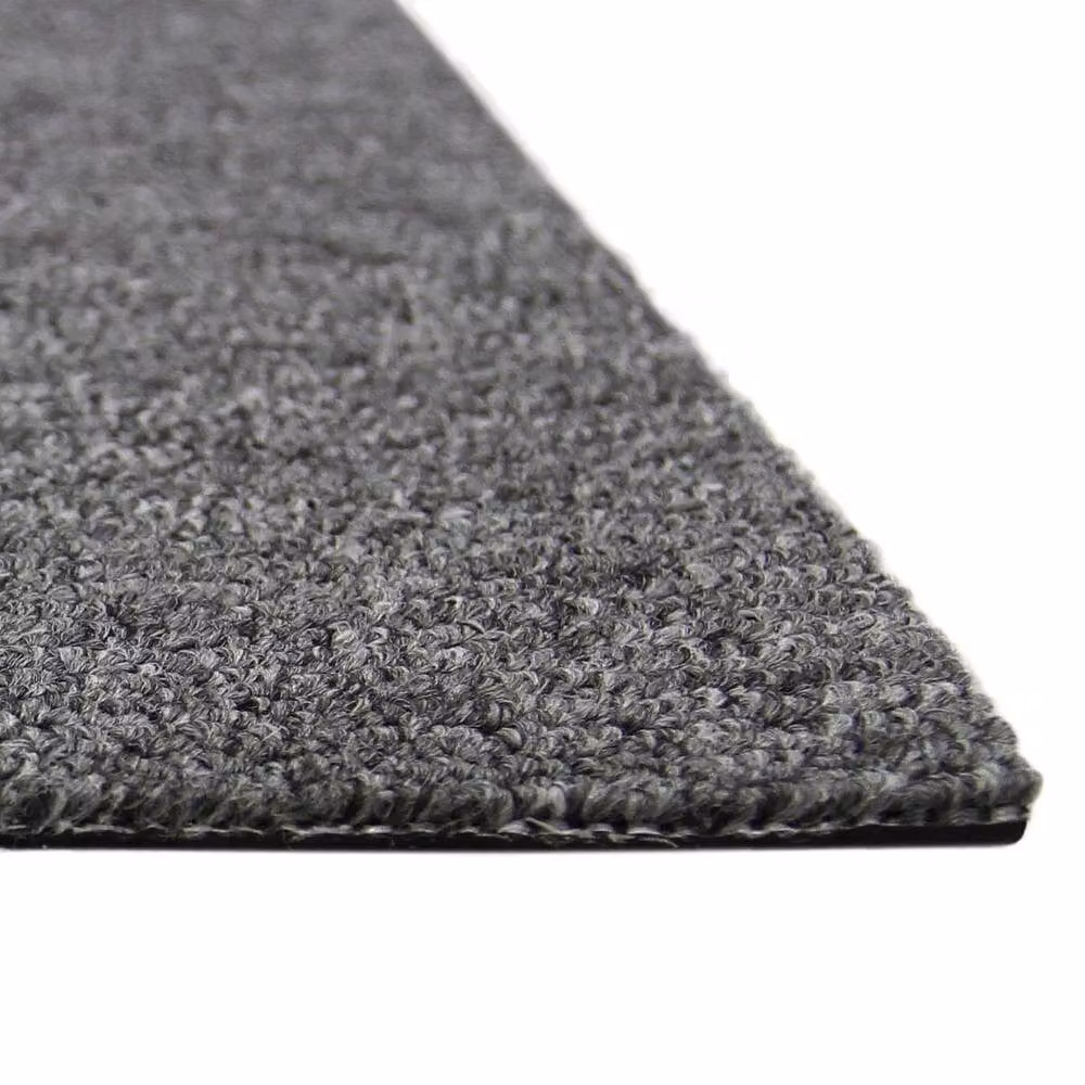 Monstershop Anthracite Grey Polypropylene Carpet Tiles, 10m2 – 3