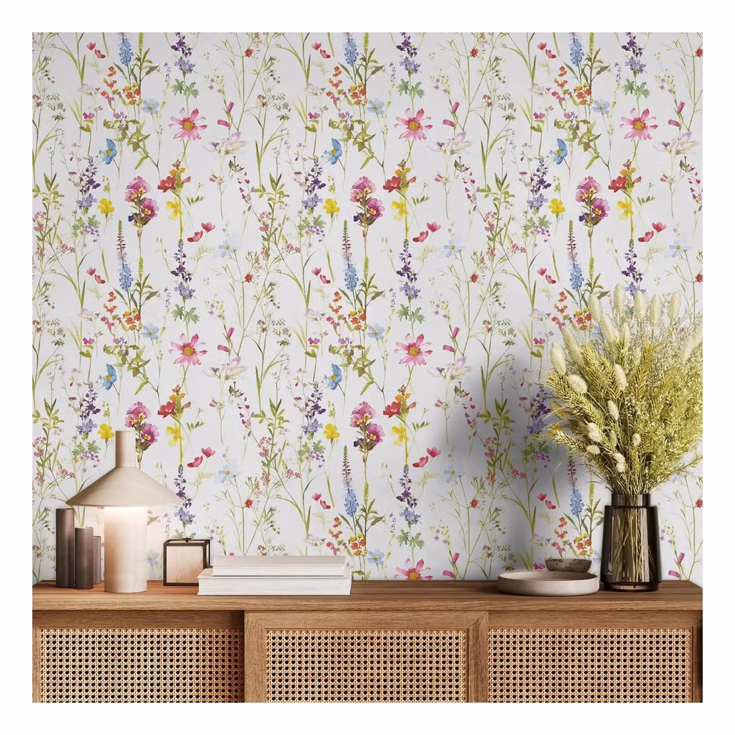 World of Wallpaper Elsie Floral Botanical Multicolour Paper Wallpaper – 2