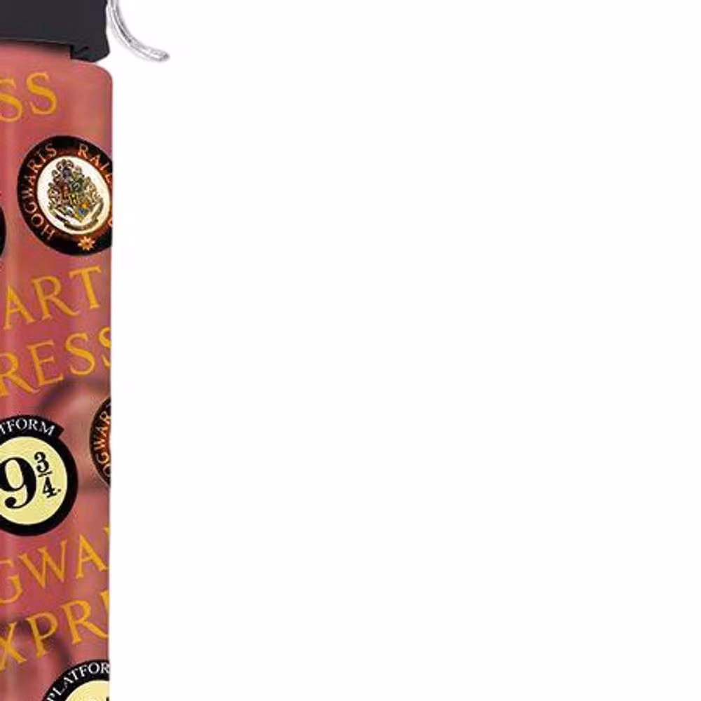 Harry Potter Platform 9 3/4 Hogwarts Crest Plastic Water Bottle, Red, 0.5 l – 2