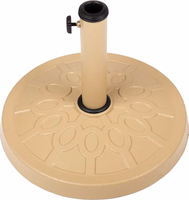 Relsy Heavy Duty Round Parasol Base in Brown