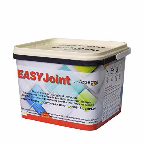 Azpects EASYJoint Ready Mixed Paving Jointing Compound for Outdoor Natural Stone and Slate, Mushroom, 12.5kg – 1