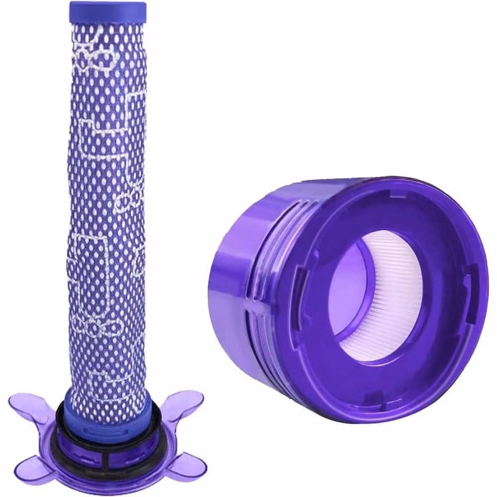 Dyson Replacement Filter Set Including 1x Star Pre Filter and 1x HEPA Post Filter in Purple, 0.6m2 – 2