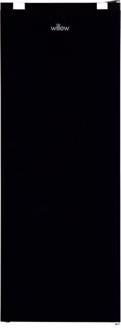 Willow WTL55B 241L Freestanding Tall Larder Fridge in Black with Reversible Door and LED Interior Light, W/D/H: 55 x 54 x 41 cm