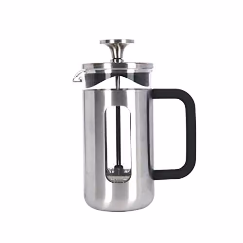 La Cafetiere Pisa Stainless Steel French Press, 350ml, Silver – 1
