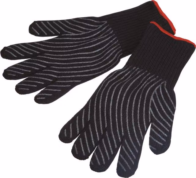 MasterClass Non-Slip Silicone Safety Oven Gloves in Black
