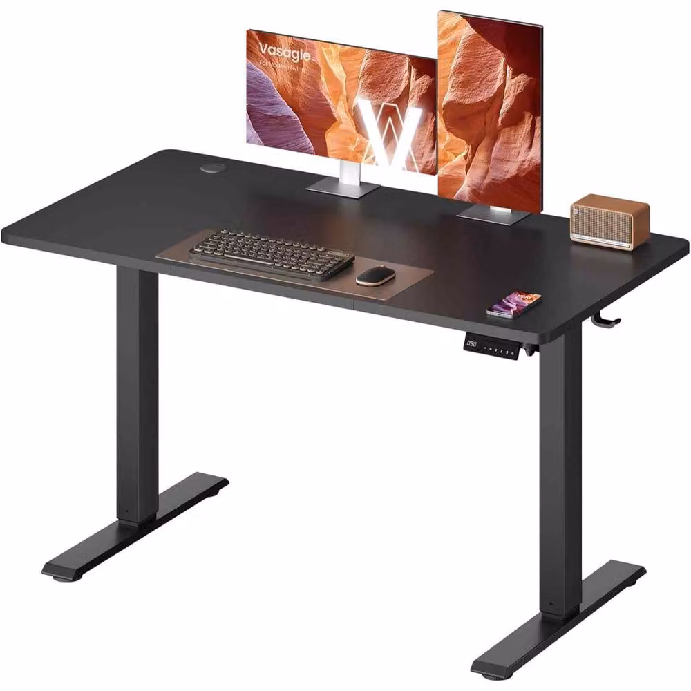 The Bazaarist Electric Height Adjustable Standing Desk with Memory Function in Black – 2