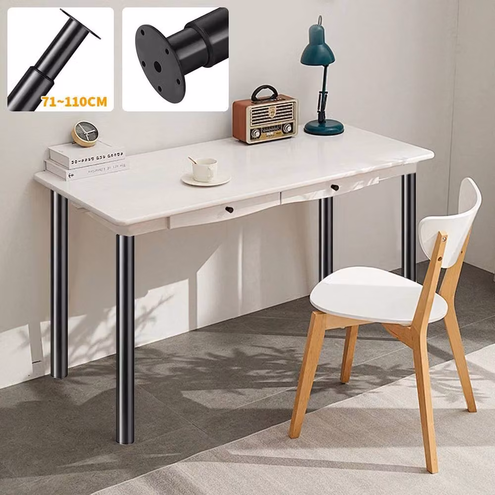 EONLION Adjustable Kitchen Bar in Black, W: 110 cm, D: 52 cm, H: 6 cm – 4