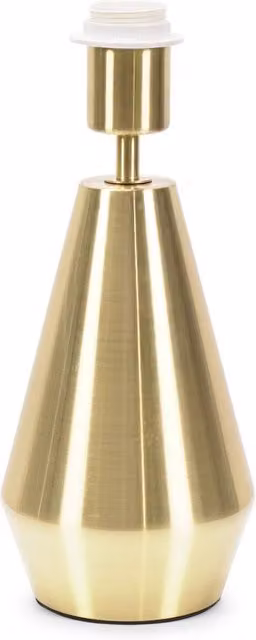 ValueLights Jax Antique Gold Metal Drop Shaped Dimmable Touch Table Lamp Base