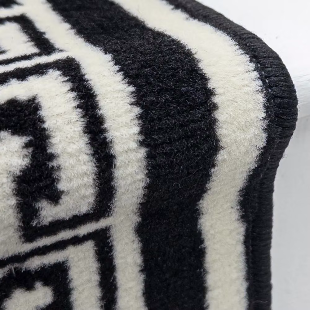runrug Soft and Durable Stair Runner in Black, W: 80 cm, L: 510 cm – 12