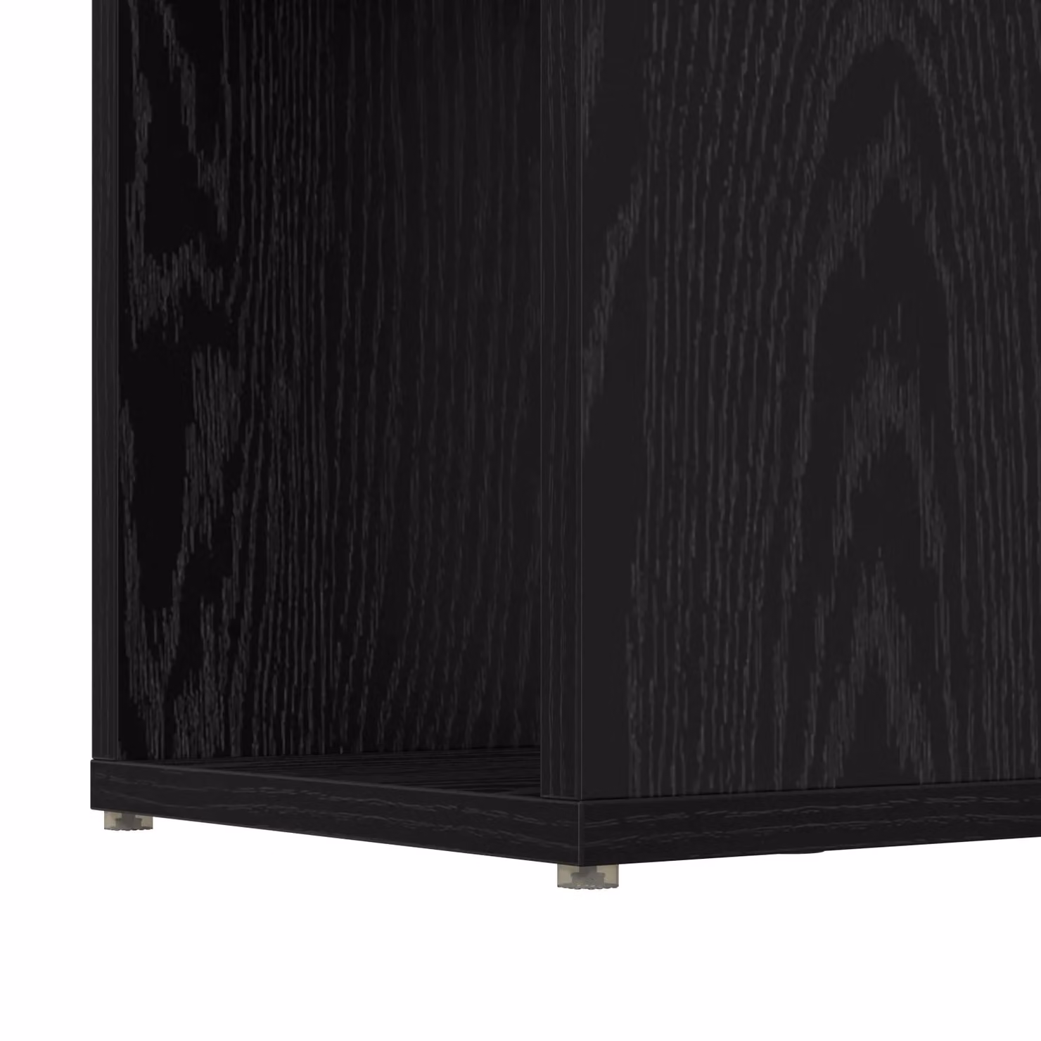 Berkfield Home Modern Black Oak Cube Shelf Unit, W/D/H: 24 x 24 x 155 cm – 4