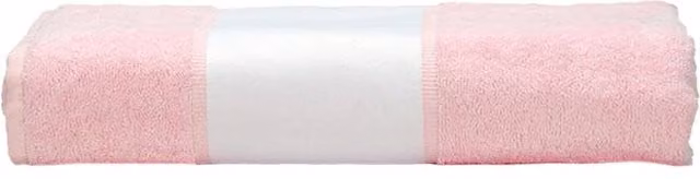 ARTG Personalised Embroidered Cotton Terrycloth Hand Towel in Pink