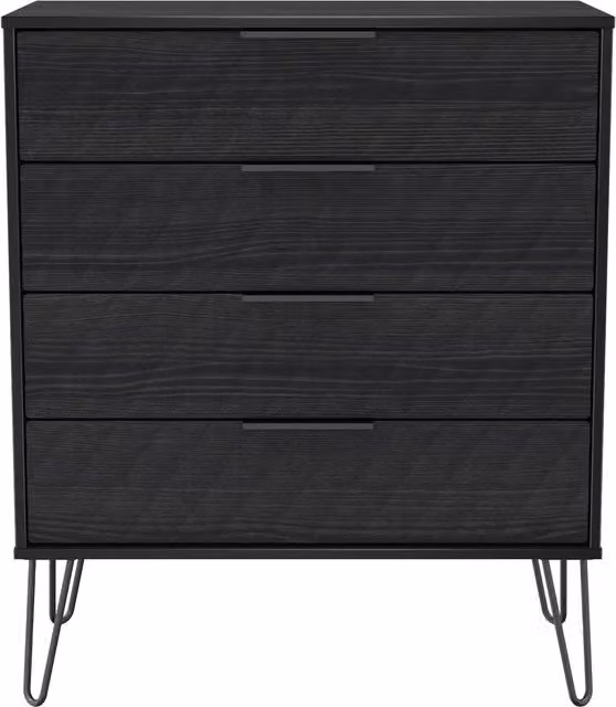 2 U Islay 4 Drawer Chest in Black – 1