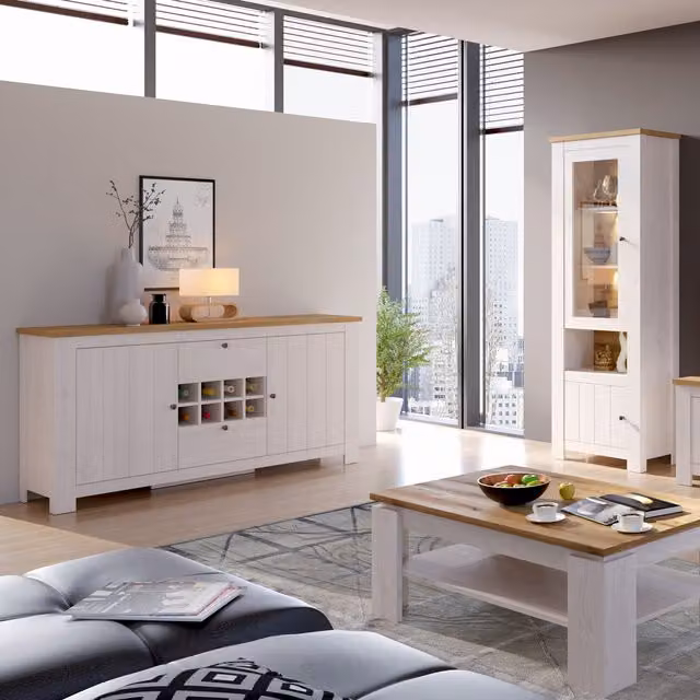 Furniture To Go Celesto 2-Door Sideboard in White