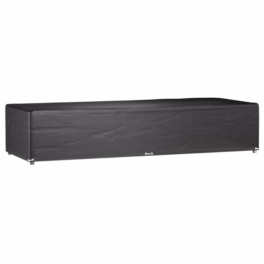 Berkfield Home Sunlounger Covers, 2 Pack, Black, W/D/H: 205 x 75 x 40 cm – 3