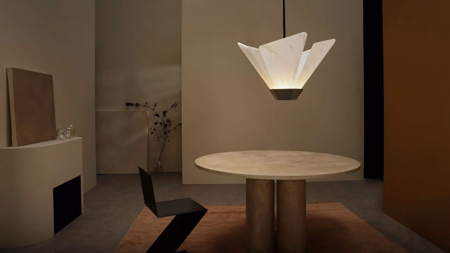 CTO Lighting Shard Adjustable Suspended Pendant Light in Glass and Metal