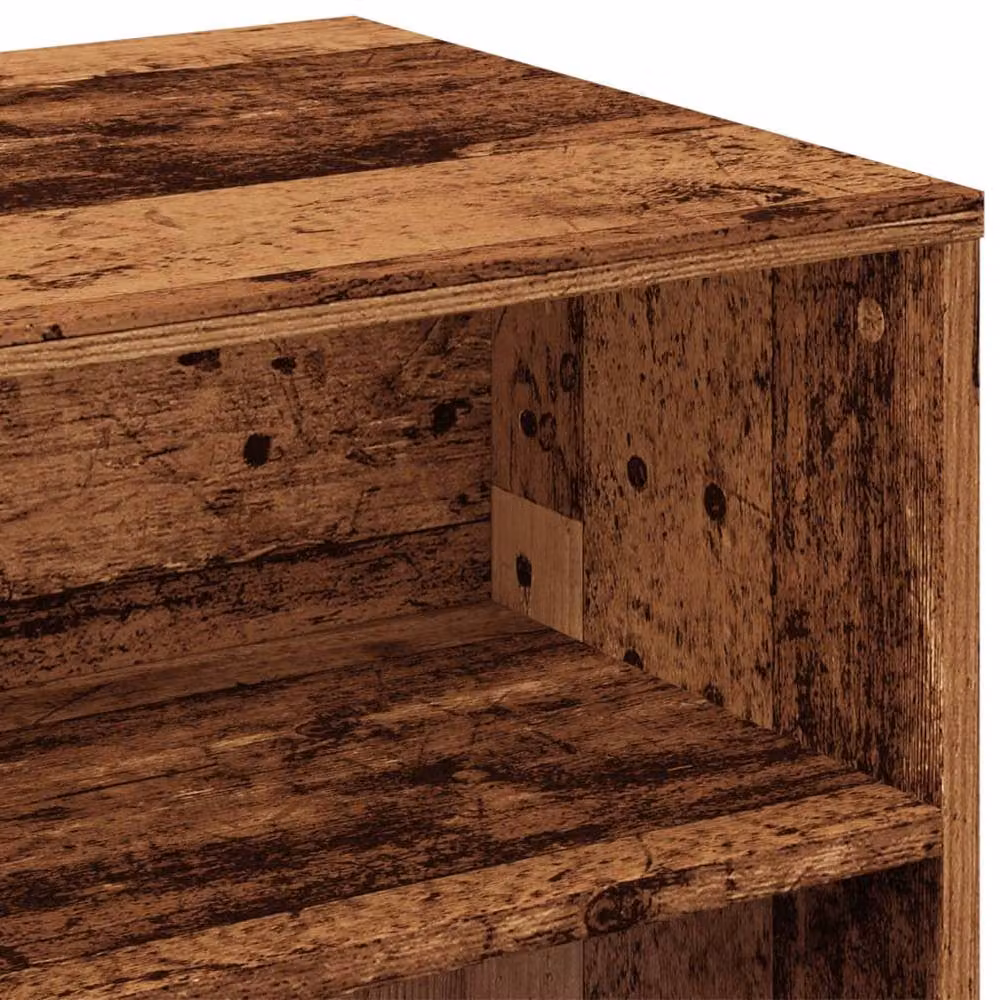 Berkfield Home Rustic Old Wood TV Cabinet in Brown, W/D/H: 120 x 40 x 40 cm – 4