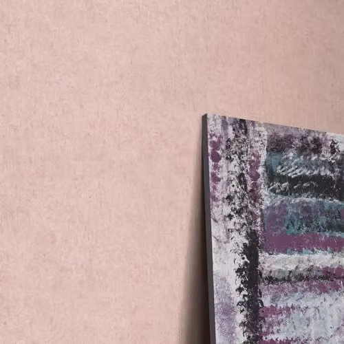 Erismann Non-Woven Vinyl Wallpaper in Pink Industrial Plain Concrete Look