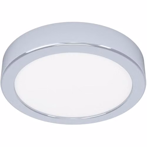 Loops Modern Round LED Ceiling Light in Chrome