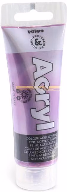 Professional Hobby Acrylic Paint in Metallic Red Violet Purple, 75ml Tube