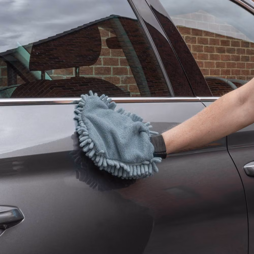 JVL Microfibre Cleaning Hand Mitt Duster, Grey – 8