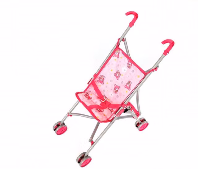 Oypla Foldable Baby Doll Buggy Stroller in Pink