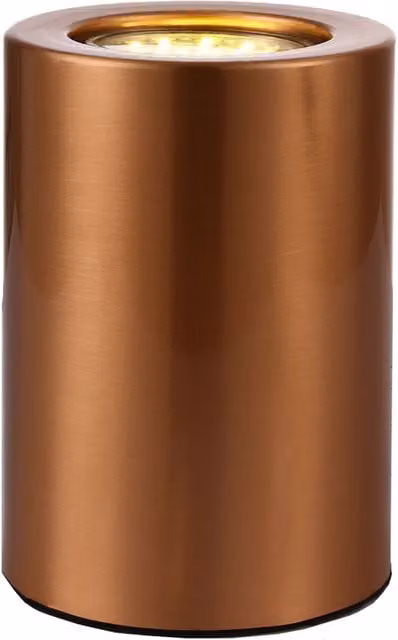 Happy Homewares Small Contemporary LED Table Lamp Uplighter in Copper – 2