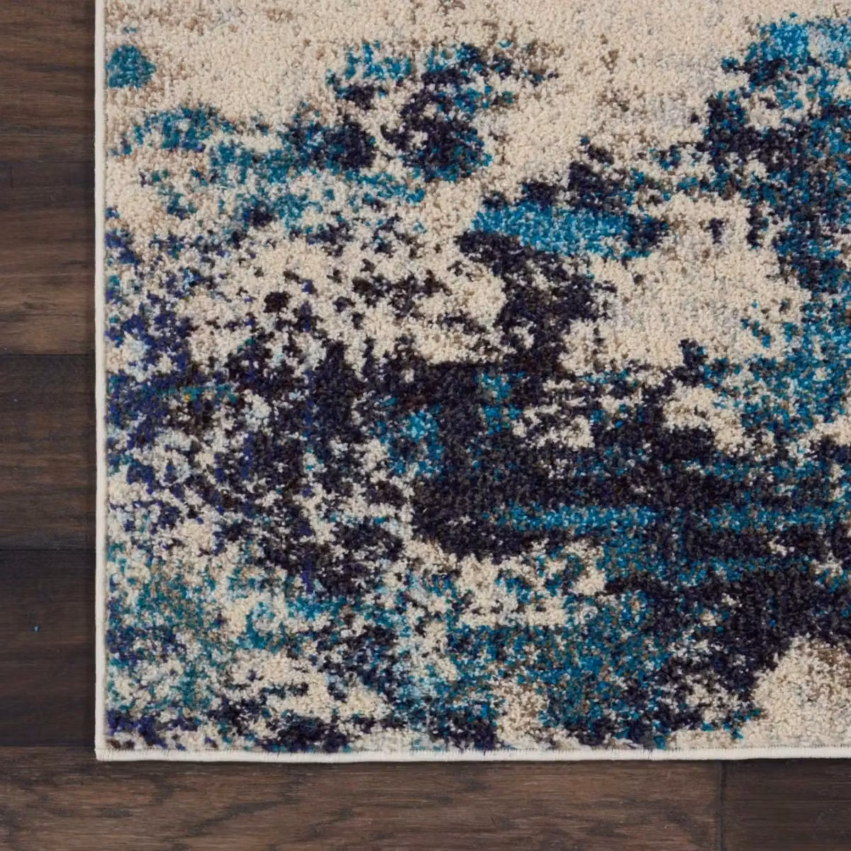 The Rug Shop UK Modern Abstract Stain-Resistant Area Rug in White and Multicolour, W: 200 cm, L: 290 cm – 6