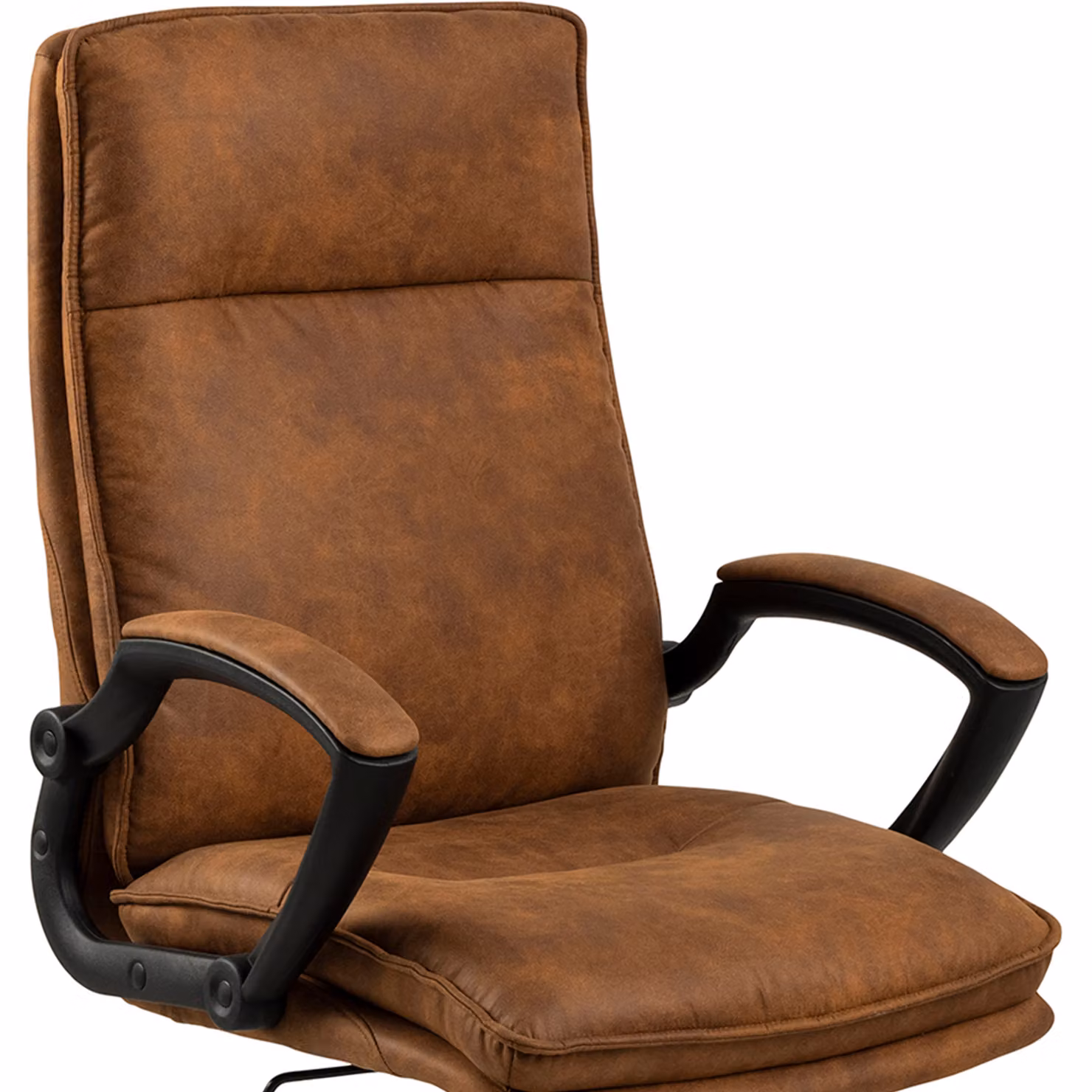 Furniture To Go Brad Swivel Task Chair with Armrests in Brown – 2