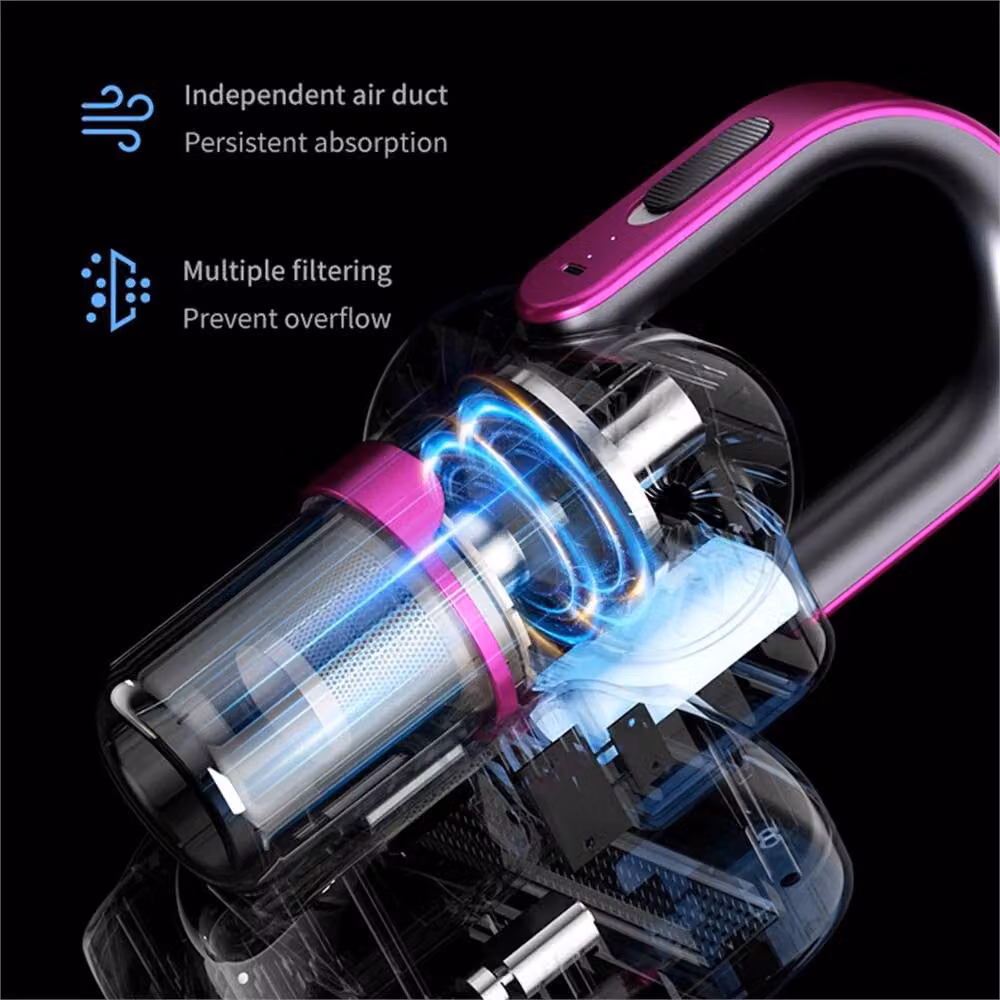 Nordara 4-in-1 Cordless Stick and Handheld Bagless Vacuum Cleaner for Carpet and Pet Hair in Purple – 4