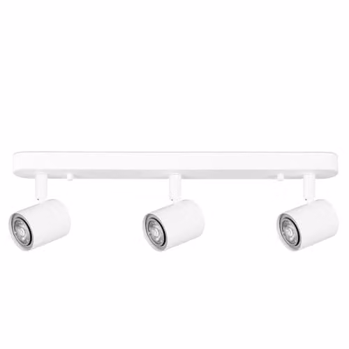 Netlighting Keeper Triplex Triple Adjustable GU10 Spotlight in White