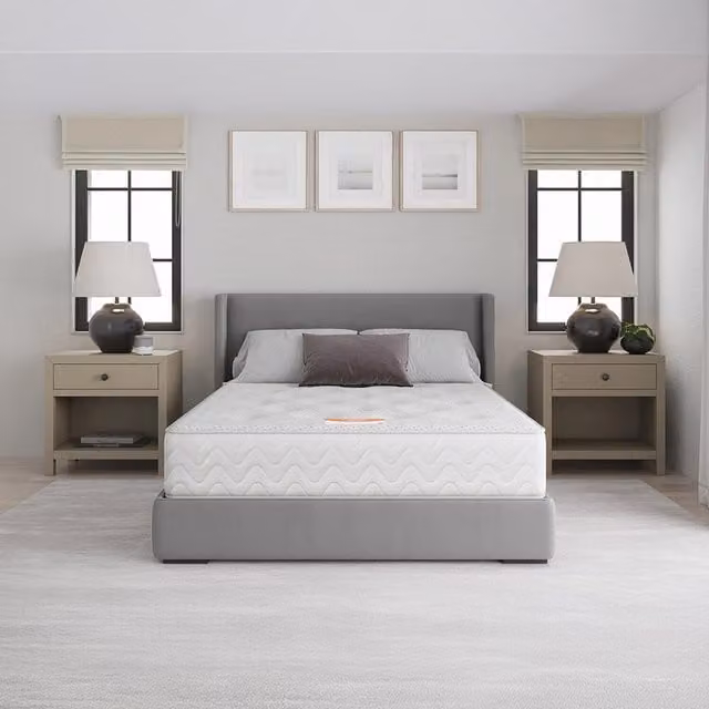 Bodyshape Vitality Bamboo Memory Mattress, White, W: 150 cm, D: 200 cm
