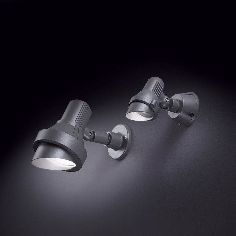Netlighting Terra Adjustable Outdoor Wall Light in Anthracite with IP65 Protection and E27 Socket – 3