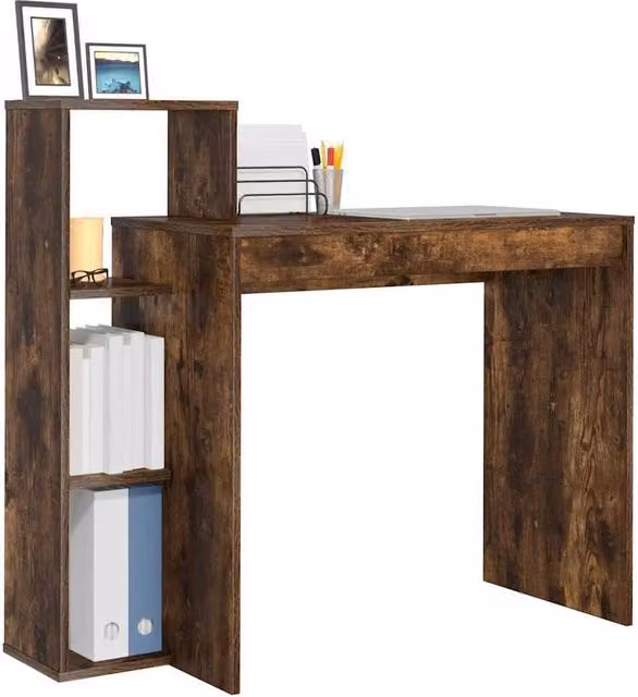 Berkfield Home Elegant Writing Desk in Smoked Oak Brown