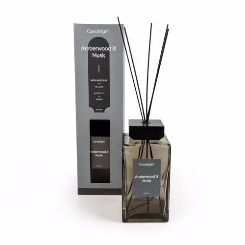 Madison & Mayfair Amberwood & Musk Reed Diffuser, 1 l, Brown