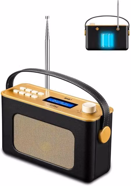 UEME Bluetooth DAB+ and FM Digital Radio - Black