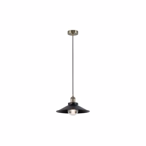FARO BARCELONA Marlin 64133 Black Metal Suspended Pendant Light 60 W