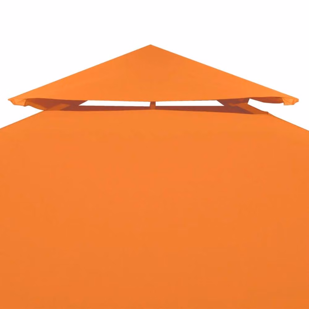 Berkfield Home Orange PVC-Coated Gazebo Canopy Replacement Cover, W 4 m x D 3 m – 3