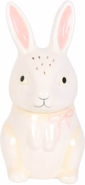 Something Different Some Bunny Loves You Ceramic Bunny Oil Burner in White