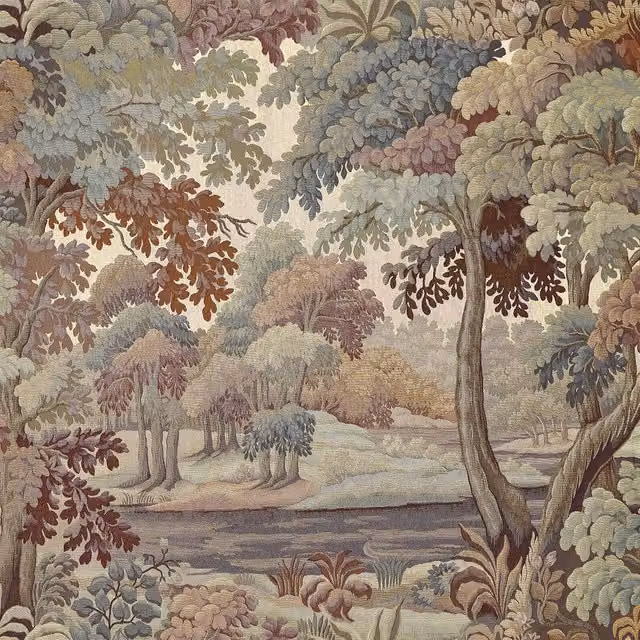House of Hackney Plantasia Tobacco Botanical Floral Wallpaper in Brown and Multicolour