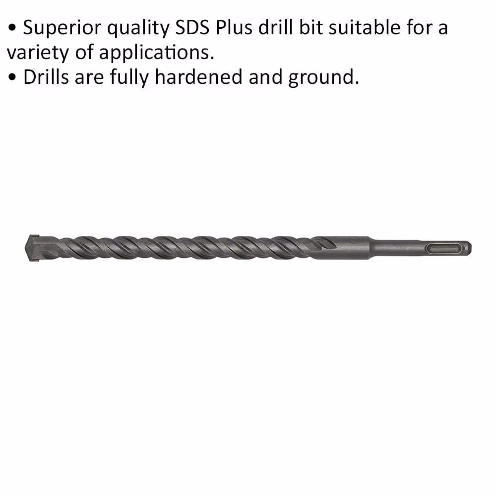 Loops SDS Plus Drill Bit, Grey and Multicolour, Diameter: 16 mm, Length: 250 mm – 2