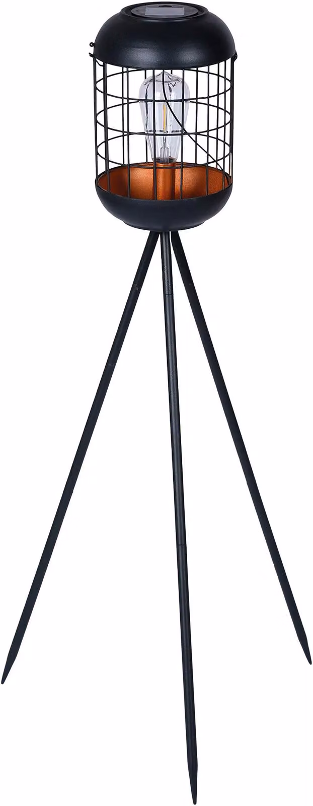Luxform Solar Lighthouse Tripod LED Lantern in Black – 2