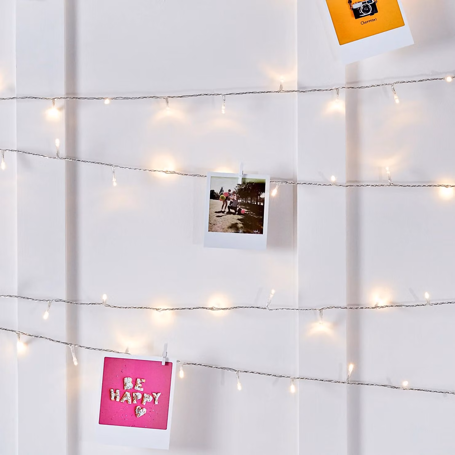 Lights4fun 200 Warm White LED Fairy Lights on Transparent Cable