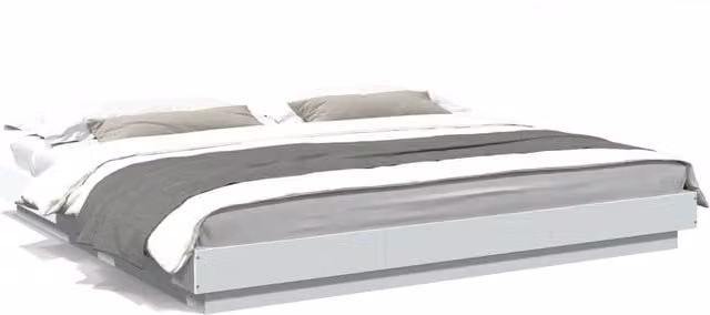Berkfield Home Super King Bed Frame in White