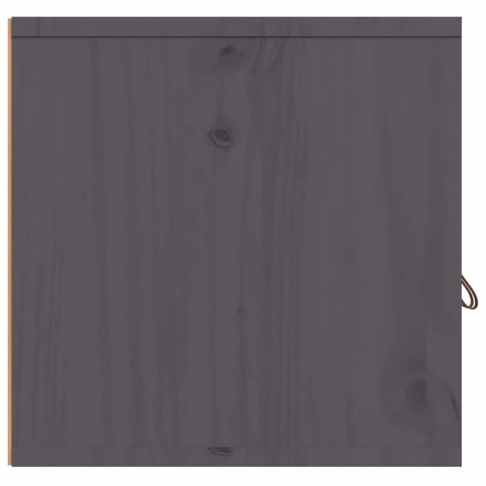 Berkfield Home Grey Wall Cabinet in Solid Pine Wood, W/D/H: 80 x 30 x 30 cm – 4