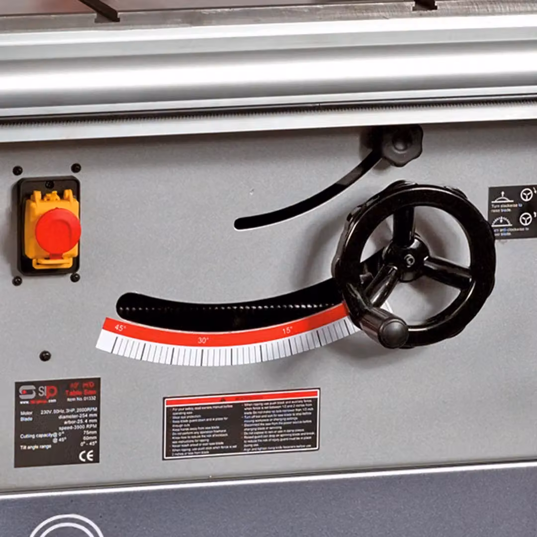 SIP 10 Inch Professional Cast Iron Table Saw in Silver and Multicolour – 4