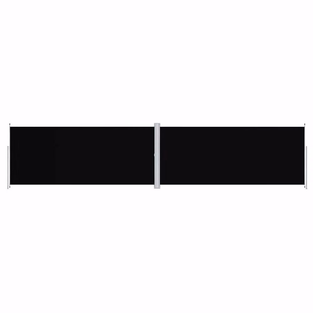 Berkfield Home Retractable Side Awning in Black, W/H: 1000 x 220 cm – 2